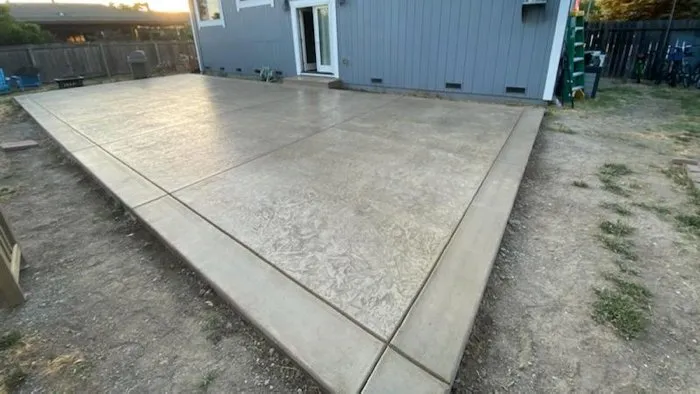 Custom Concrete Patios project 1